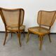 Ensemble de 4 chaises modèle A821 par Adolf Gustav Schneck pour Thonet Mundus