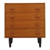 Teak chest of drawers, Danish design, 1960s, made in Denmark