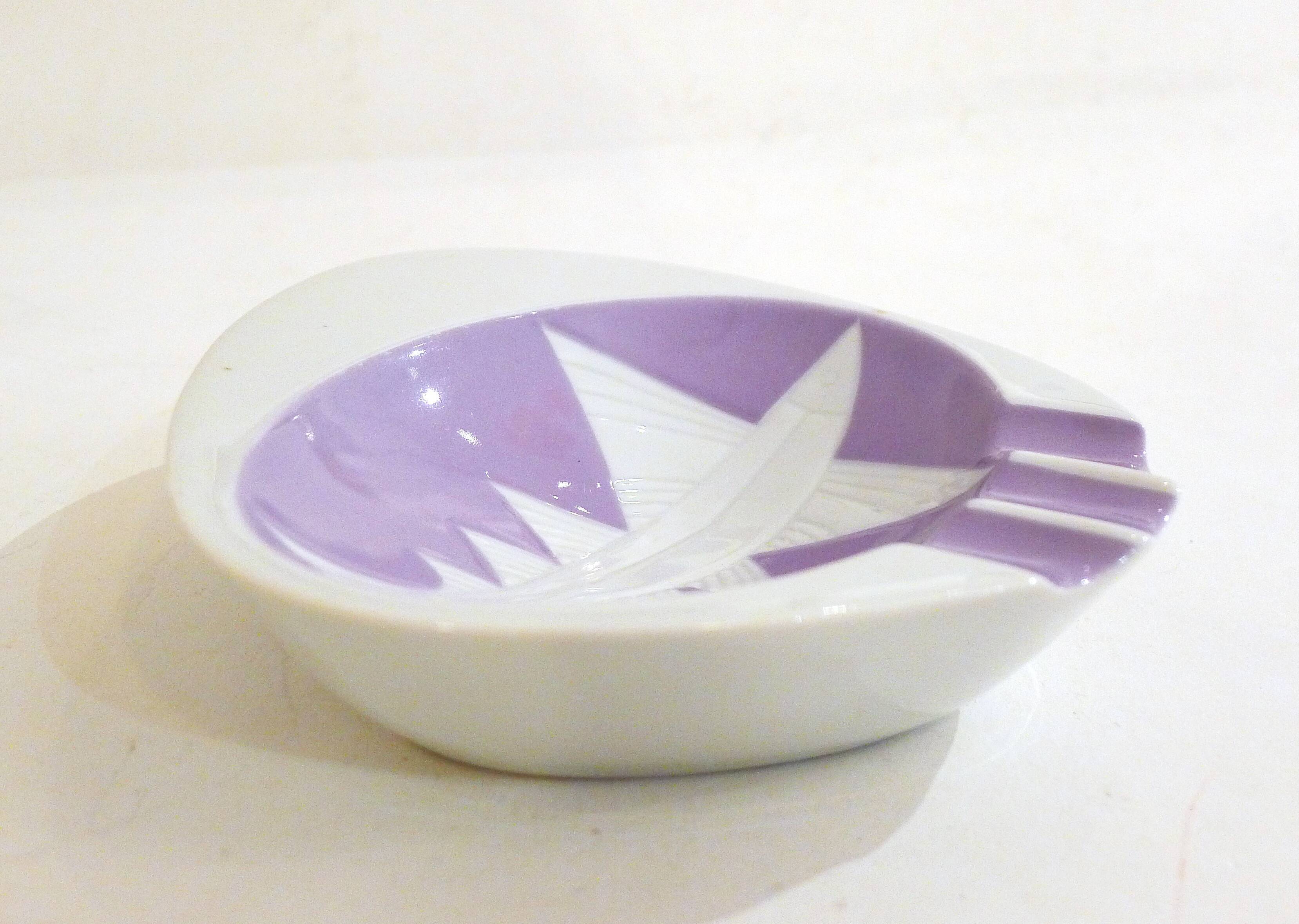 Stylized fish ashtray 1960'