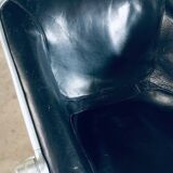 Plona Leather Side Chair by Giancarlo Piretti for Castelli, 1970s