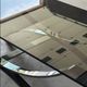 Vintage coffee table — smoked glass & chrome
