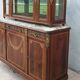 Buffet 2 corps Louis XVI en placage d'acajou et marqueterie de bois précieu