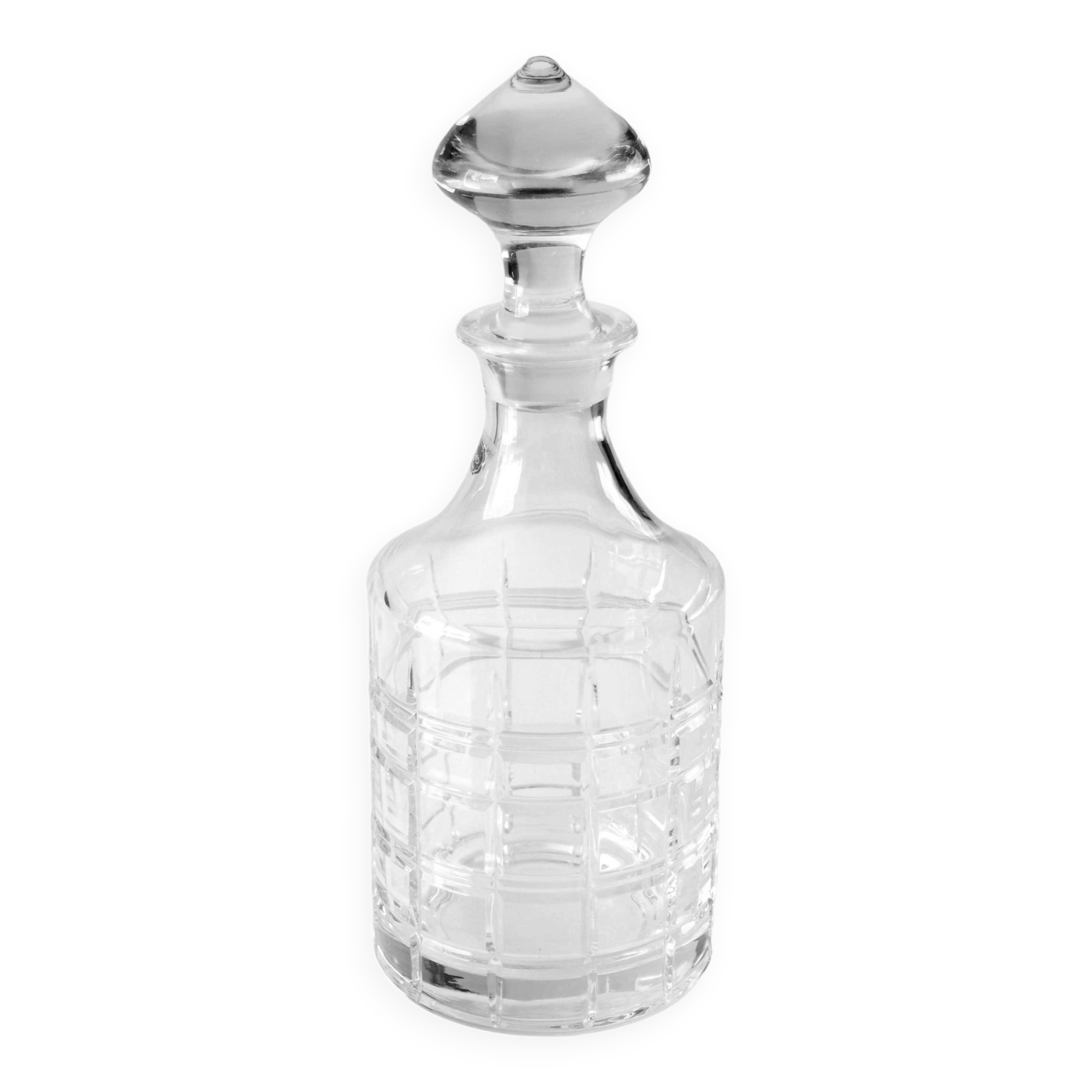 Large cut crystal whiskey decanter