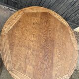 Round wooden table