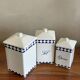 Series 3 boxes in earthenware with spice salt, coffee, spices