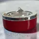 Vintage Red Metal Ashtray Space Age - Caimi Brevetti Italy 1970