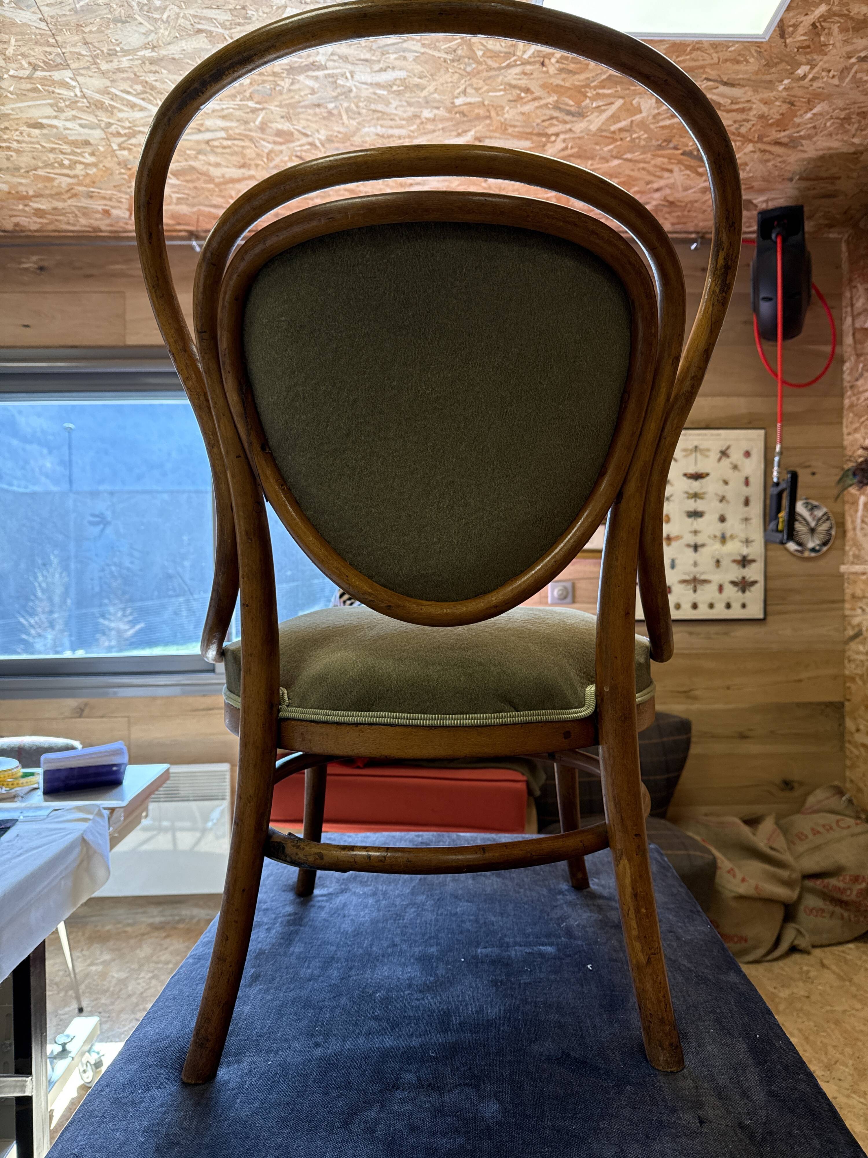 Antique breastfeeding chair