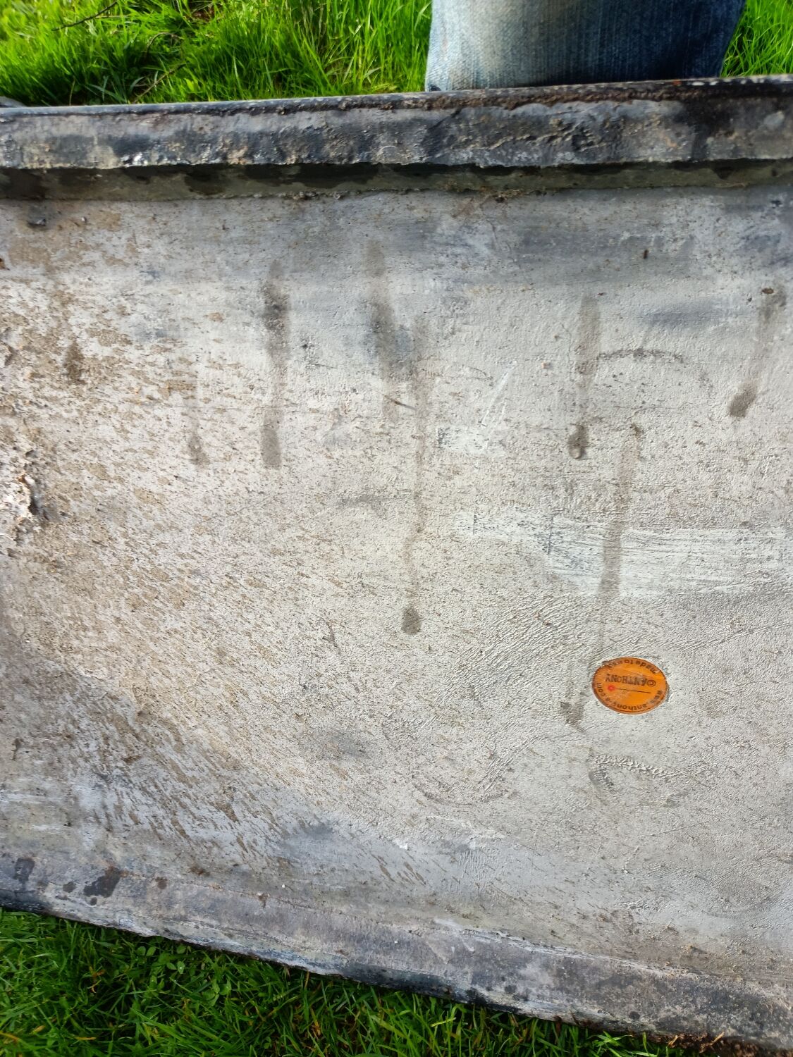 Old garden furniture in vintage stone