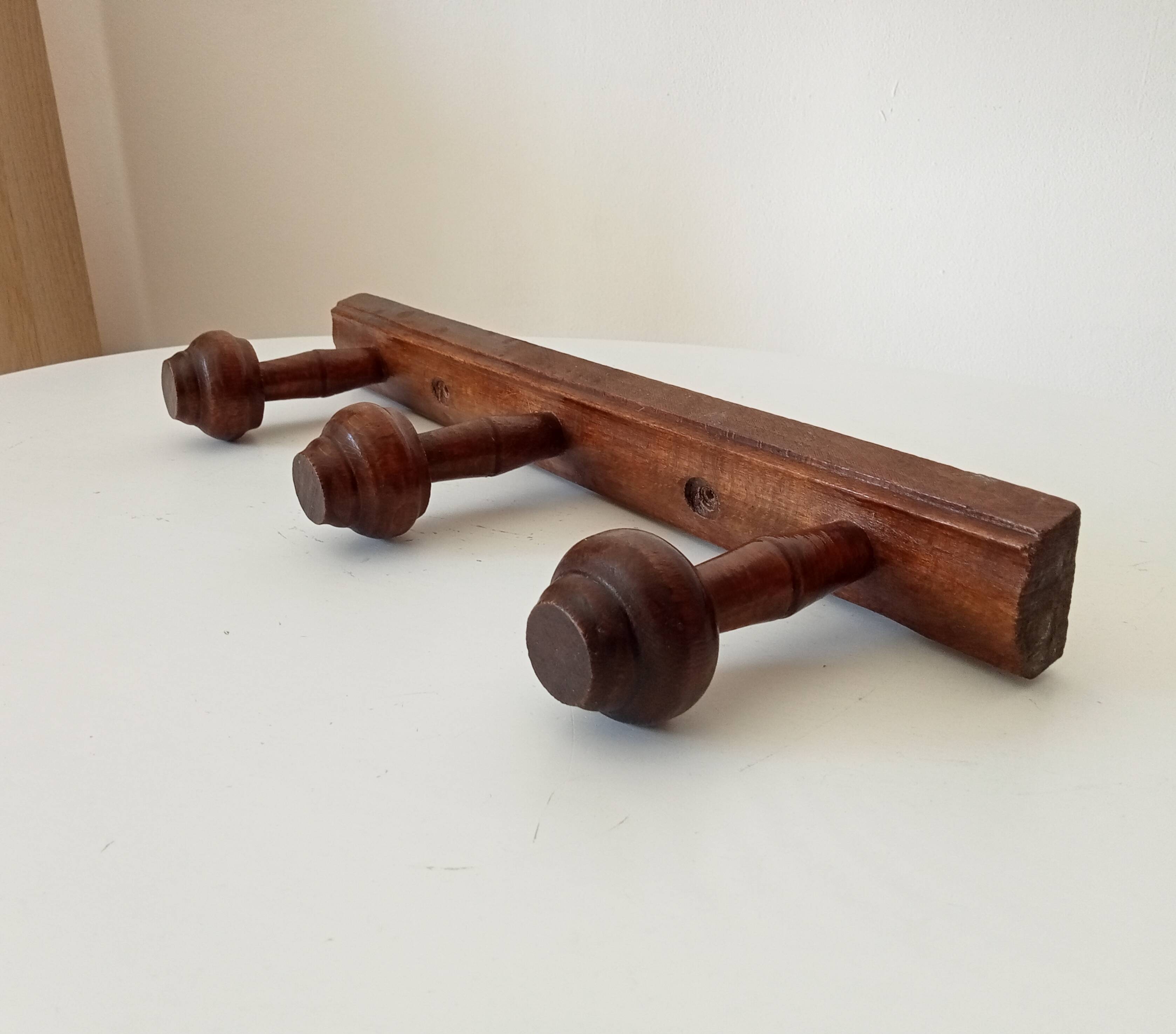 Rustic vintage coat rack