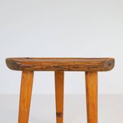 Tabouret suédois en pin, années 1960