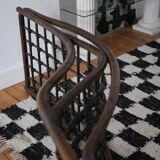 Rattan chaise longue