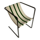 Chaise designer Avrandinis coton et acier tubulaire