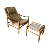 Safari chair & ottoman by Bror Boije for Dux