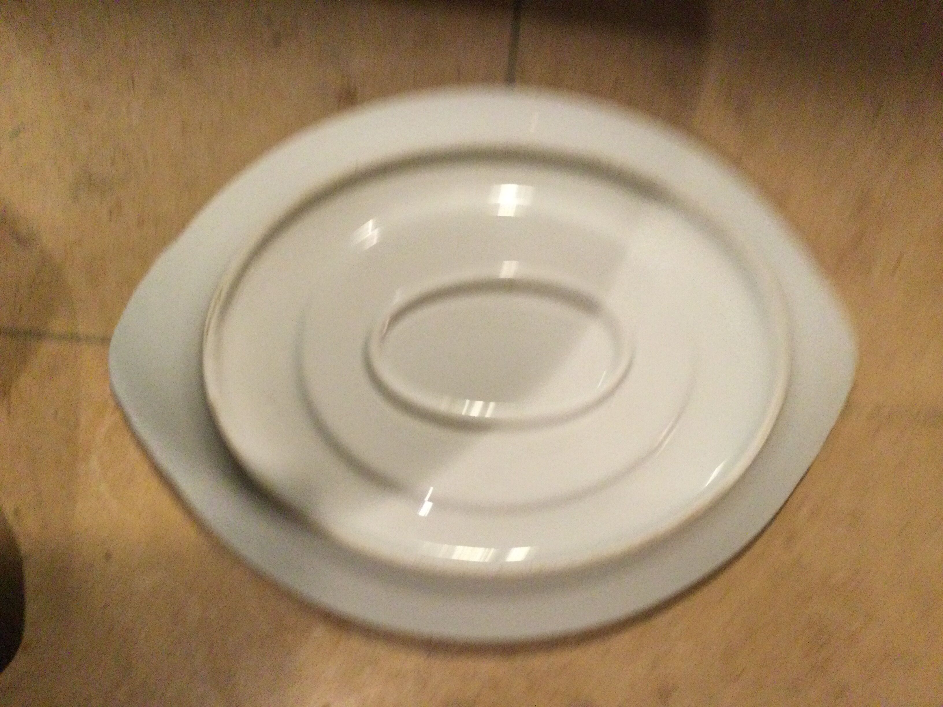 Large antique porcelain dish