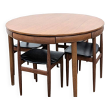 Roundette table and chairs by Hans Olsen
