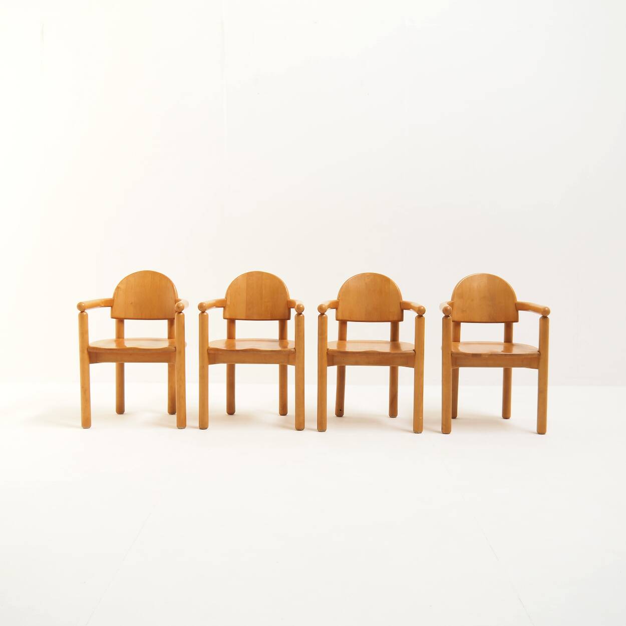 Solid Pine Dining Set by Rainer Daumiller for Hirtshals Savvaerk, Denmark