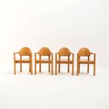 Solid Pine Dining Set by Rainer Daumiller for Hirtshals Savvaerk, Denmark