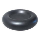 Burl pocket in black ceramic 1980