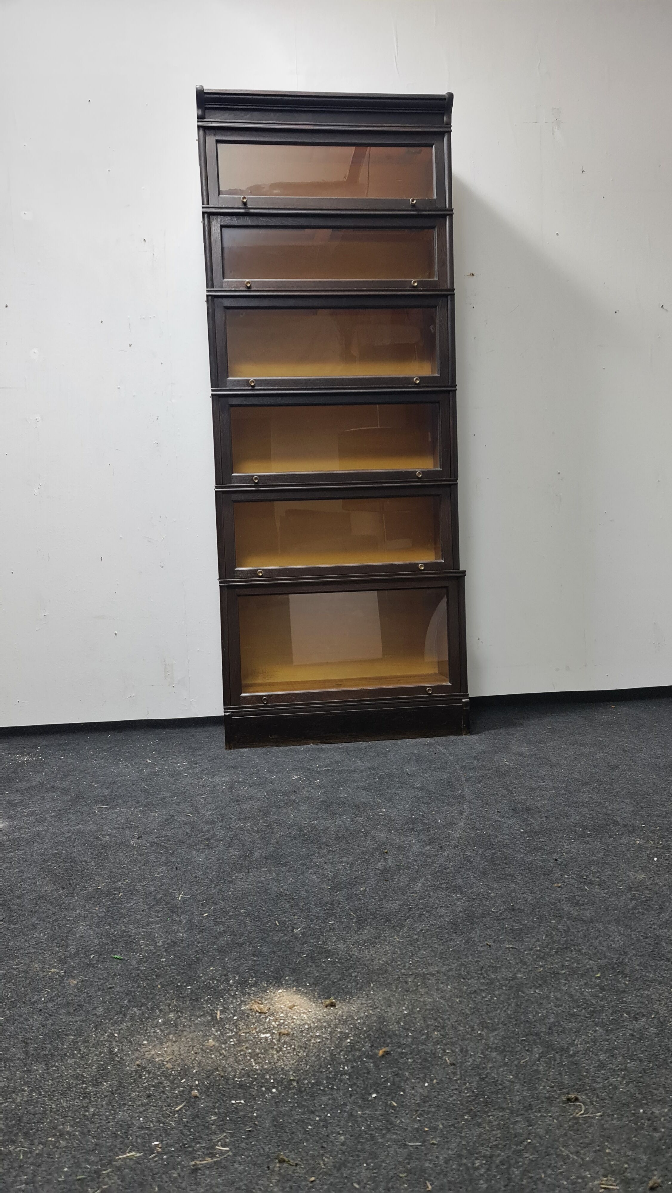 Vintage oak Barristers book shelves by Soennecken Germany