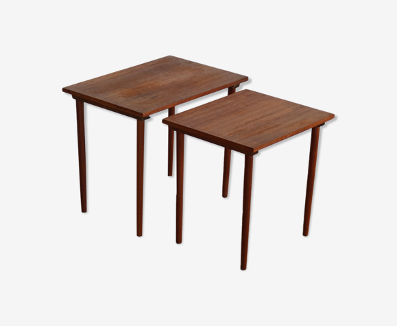 Vintage teak nesting tables