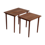 Vintage teak nesting tables