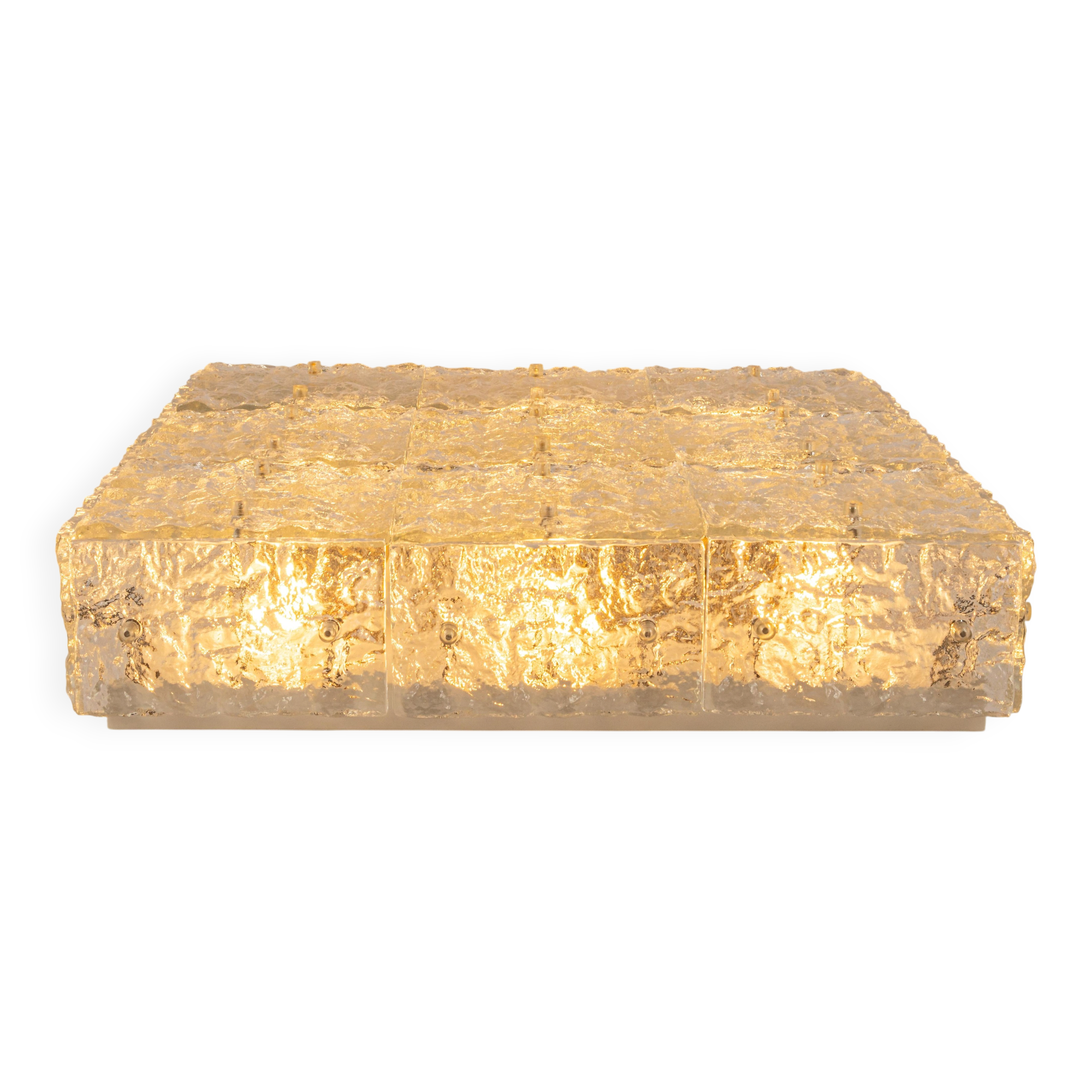 Large Murano glass ceiling light by Kalmar, Austria, 1960s.