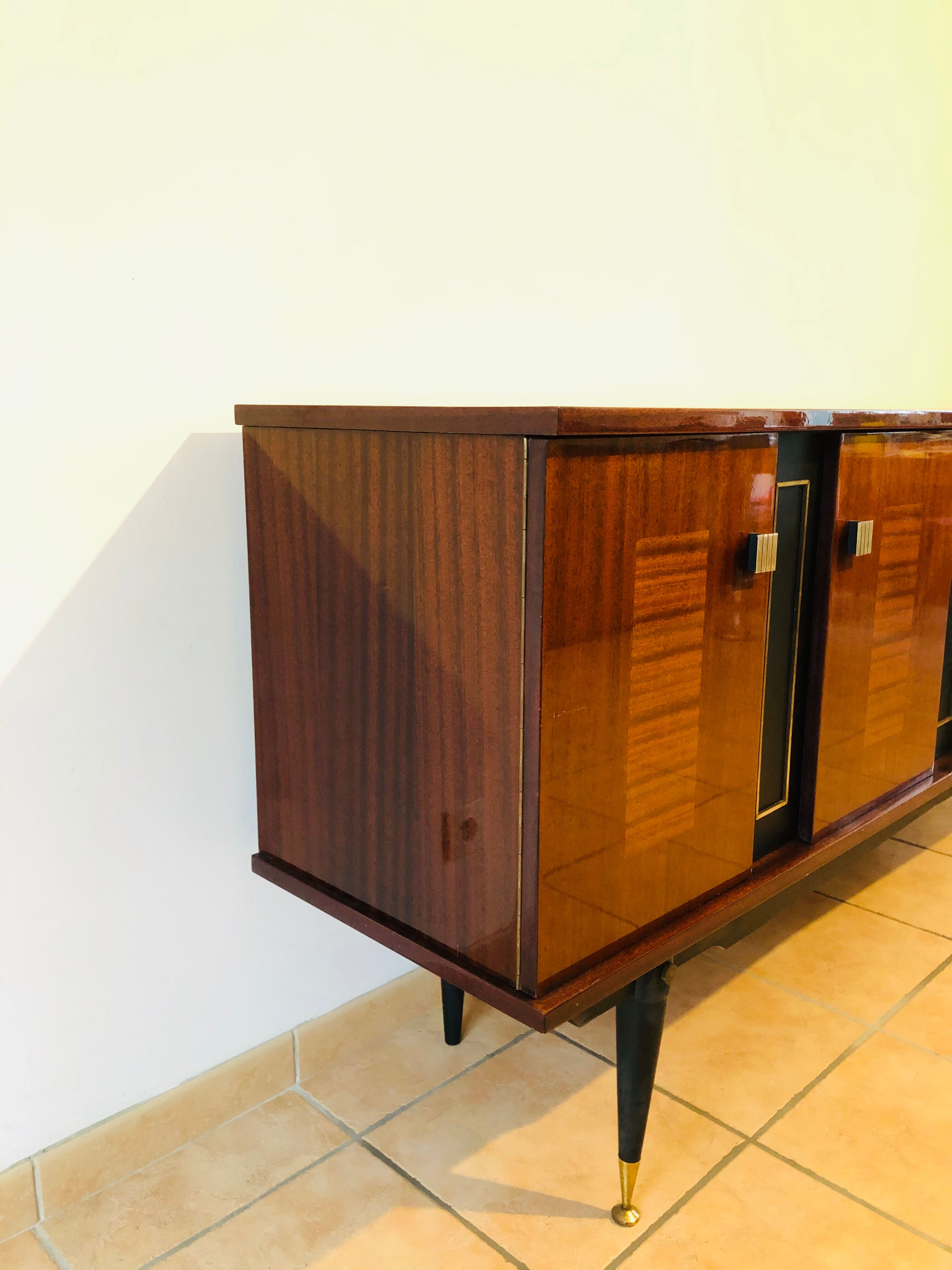 Vintage mahogany line by Unifa 1965