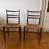 Pair of rope chairs "Gracell" by Yngve Ekstrom for Gemla, 1950s