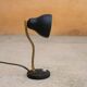 Vintage black and gold metal lamp