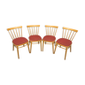 Set of 4 chairs designed by J.Kobylka 1960s