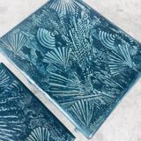 Postmodern Handmade Nesting Table Set by J. Berdou, France, 1980s, Set of 2