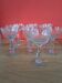 Wine guilloche glasses from the years 1900/1903.