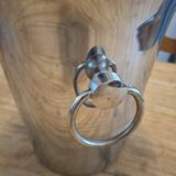 Vintage stainless steel champagne bucket – Guy Degrenne – French manufacturing, design