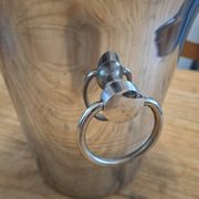 Vintage stainless steel champagne bucket – Guy Degrenne – French manufacturing, design