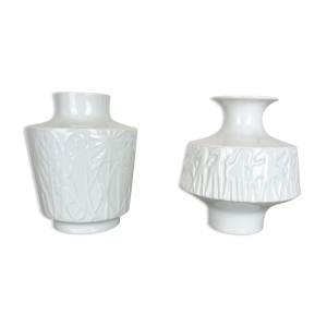 Ensemble de 2 vases en