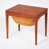 Teak Side Table by Severin Hansen for Haslev, 1950s