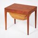 Table d'Appoint en Teck par Severin Hansen pour Haslev, 1950s