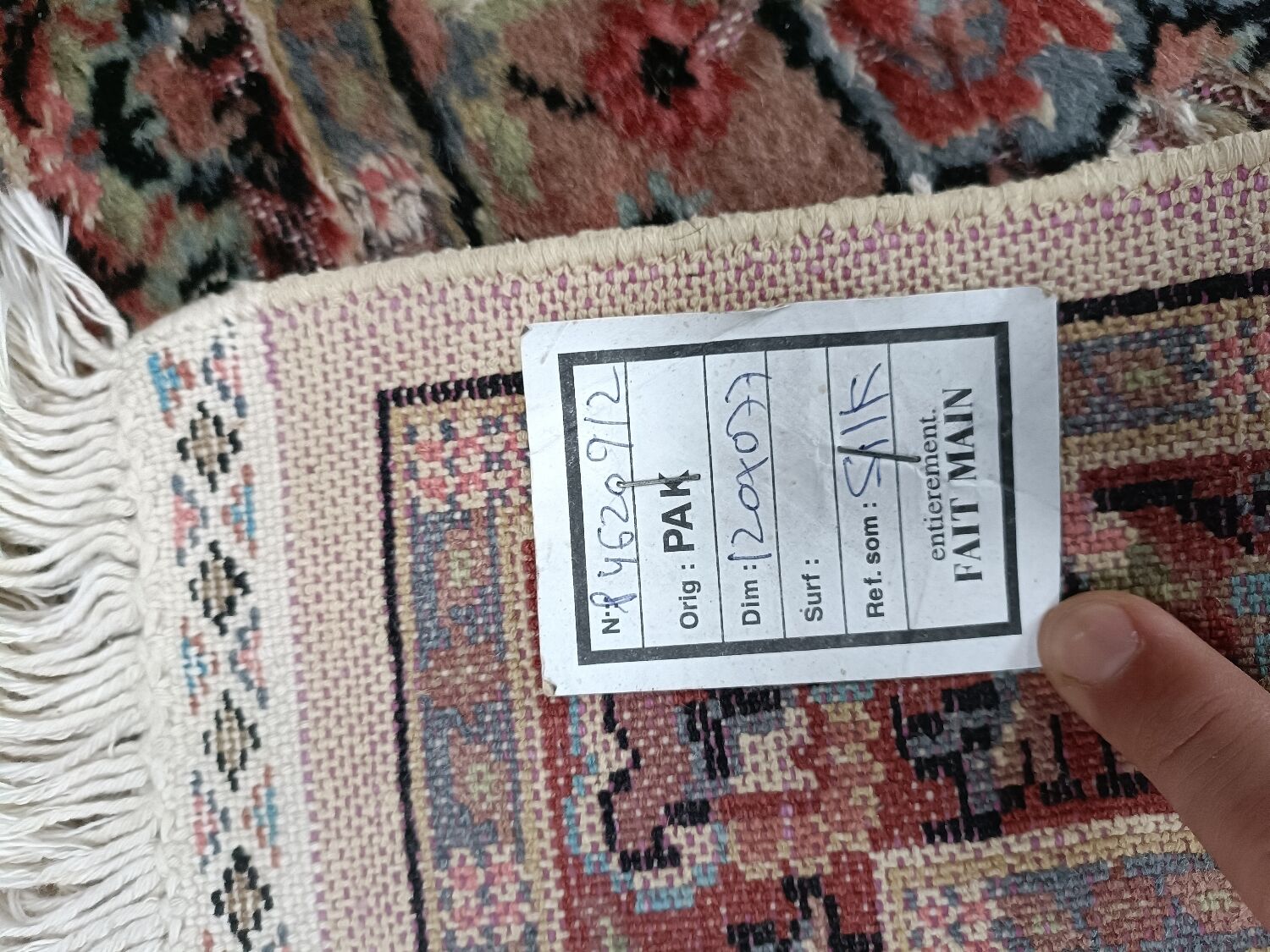 Handmade wool rugs, Pakistan