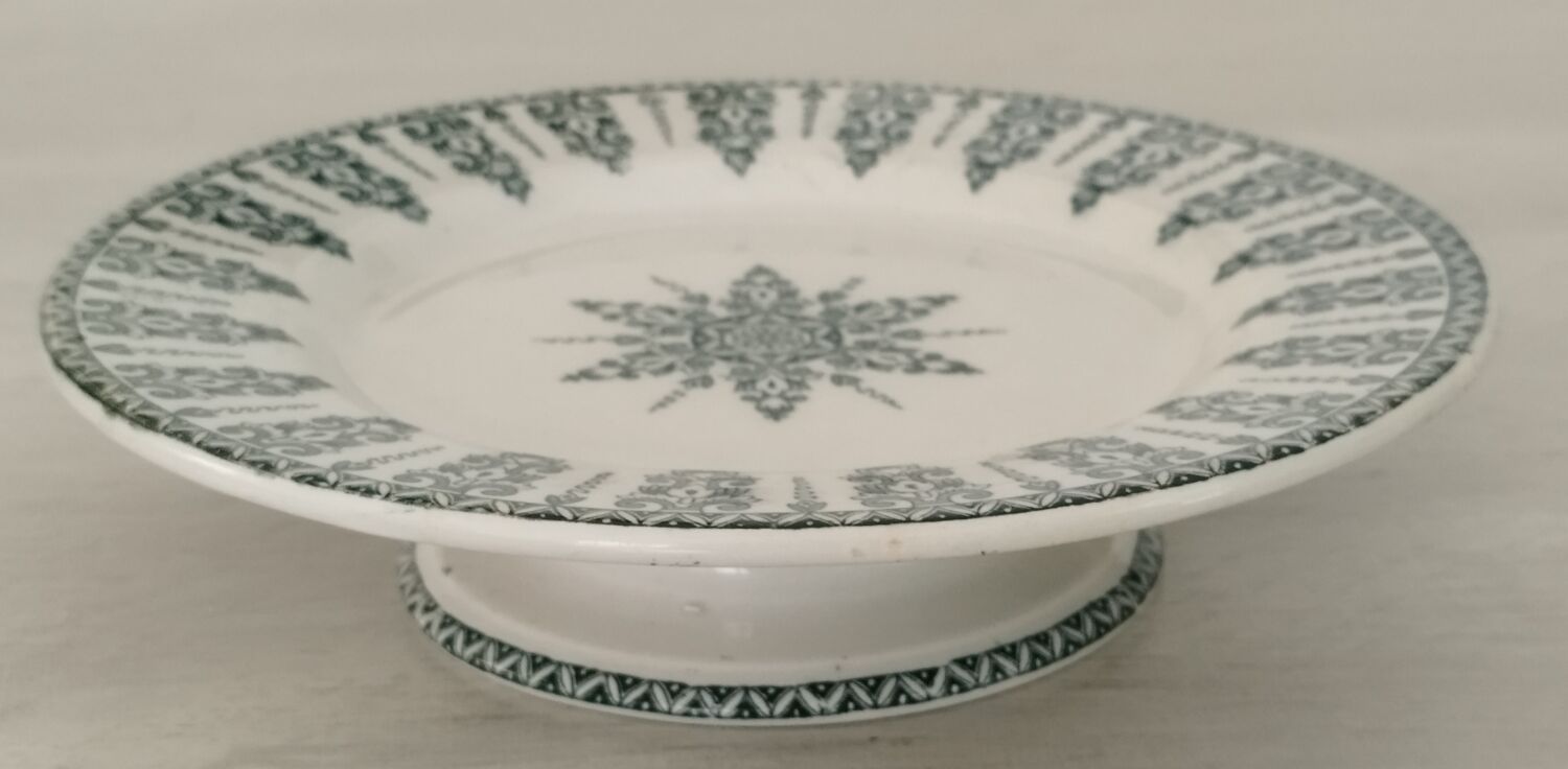 Plate foot shower porcelain opaque iron earth gien model annam