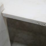 Vintage travertine coffee table by Editions Ligne Roset