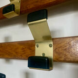 Vintage wall coat rack hooks circa