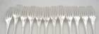 Christofle America 12 dessert cutlery sets, 24 pieces, Art Deco, 18 cm.