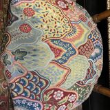 2 art nouveau upholstered chairs