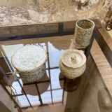 Set grès tasse tisane La hulotte Caylus