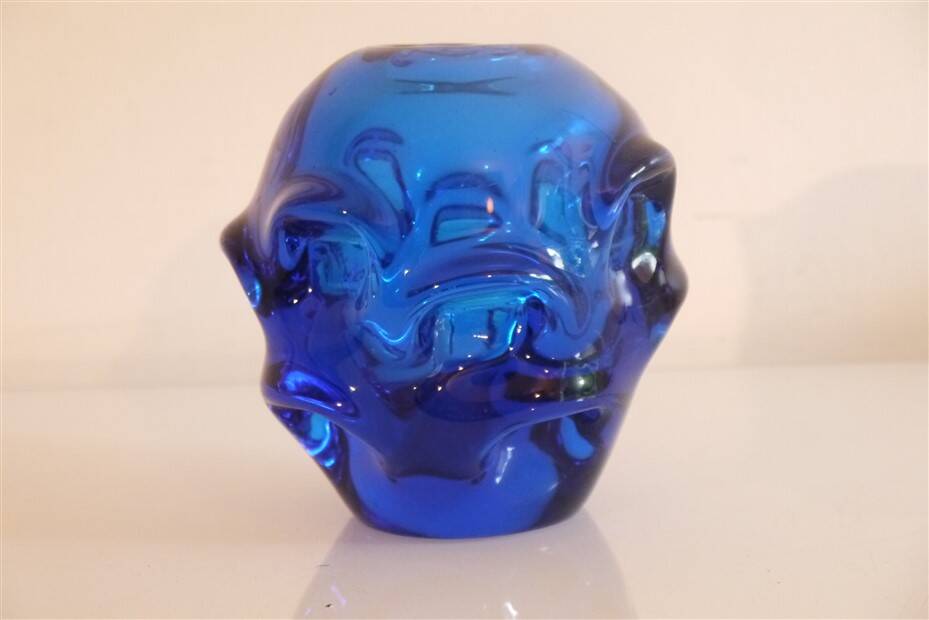 Scandinavian glass vase by Borne Augustsson 1950