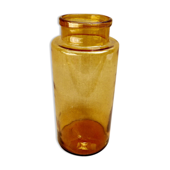 Old blown glass jar