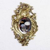 Bronze mirror XIXth