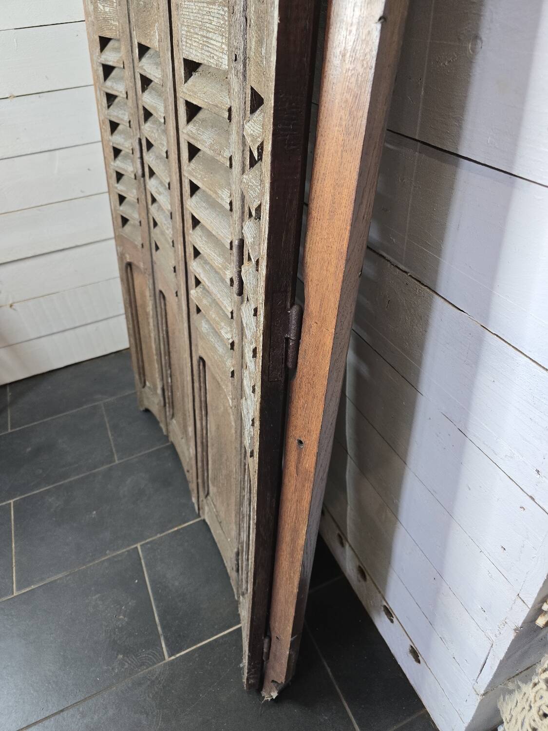 Volets en chêne