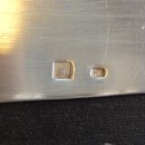 Art deco dish in silver