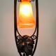 Lampe fer forgé art déco signé Vianne